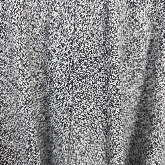 Vintage Black White Knit Elastic Waist Neutral Flowy Maxi Skirt Size Small - Picture 3 of 8